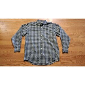 Vintage LL Bean Mens Plaid Long Sleeve Button Up Shirt XL Tall